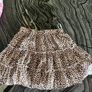 Cheetah skirt